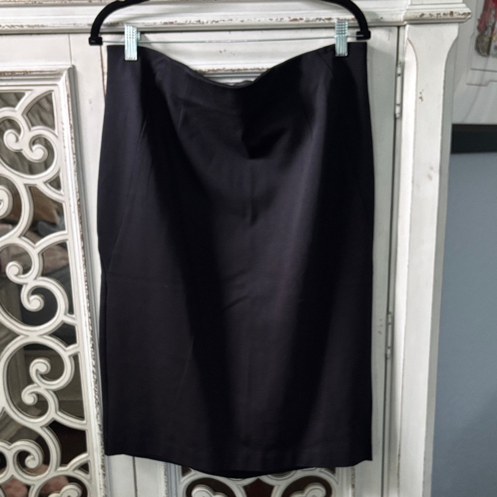 Lane Bryant Classic Black Midi Skirt